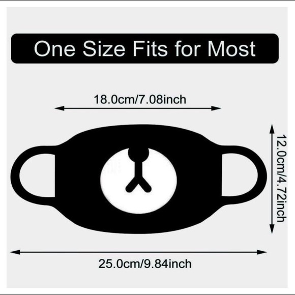 Bear Face Mask set of 4 - Picture 6 of 6